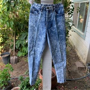 VTG 80's Guess Jeans Size 6 Blue High Rise Georges Marciano 1050 USA Acid Wash